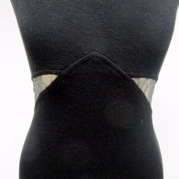 Erin Kleinberg Mini Dress with Gray lace Cutouts - Picture 6 of 6